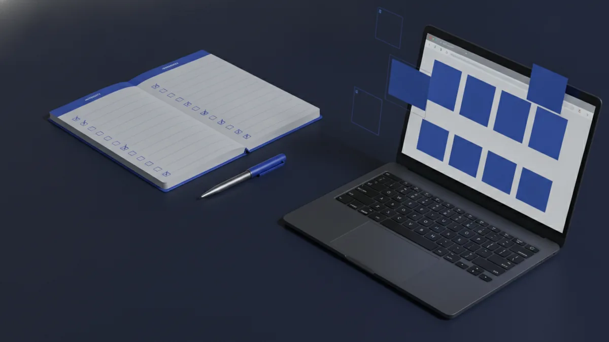 Planning the page setup Planner setting up a page grid workflow for editing