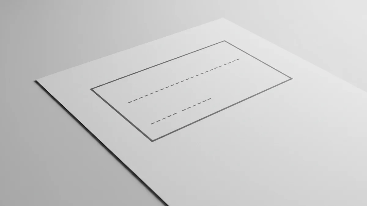 Signature field area on a PDF form layout