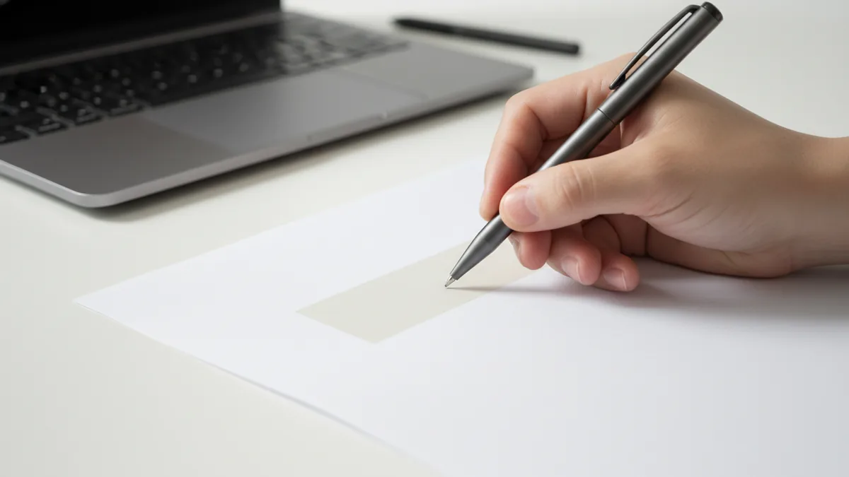 Placing a signature field in the correct spot on a document