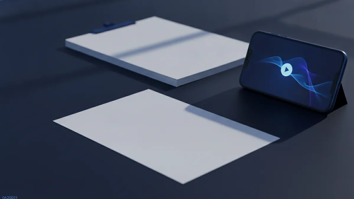 Training materials and a device showing video to support clearer explanations.