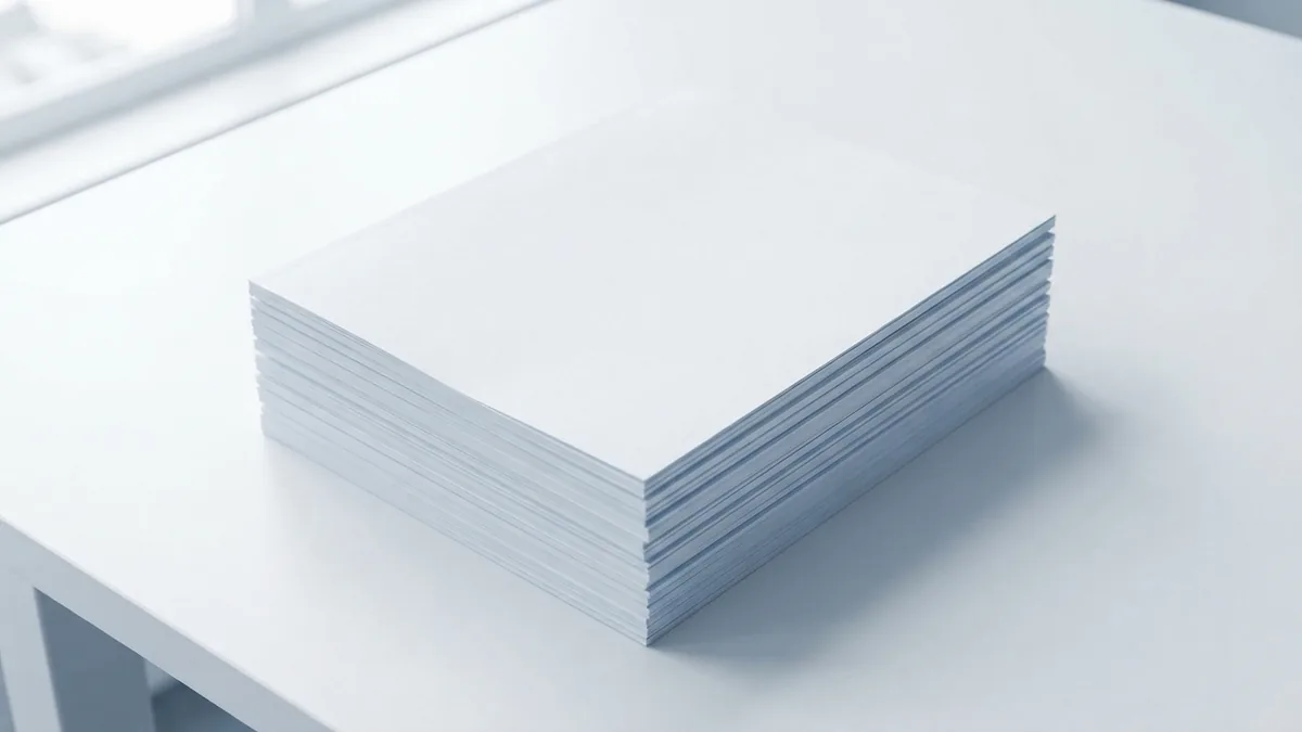 Multiple document pages aligned into one ordered stack for PDF merging