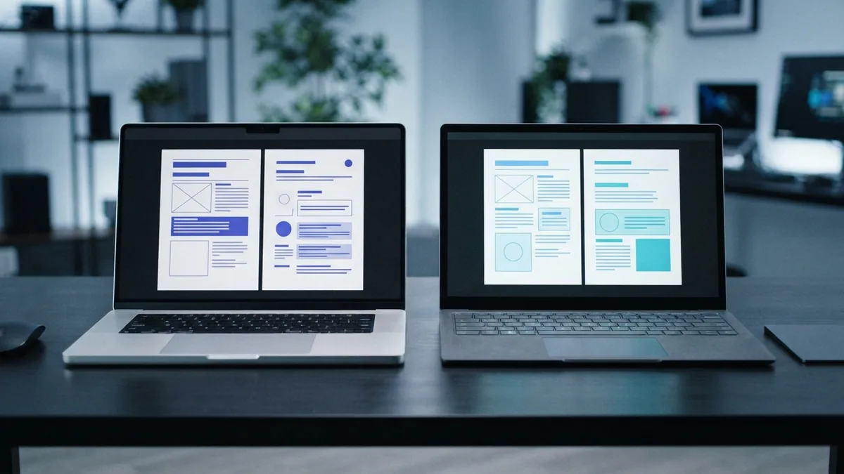 Built-in PDF markup tools Mac and Windows devices displaying marked PDF pages with different highlight colors