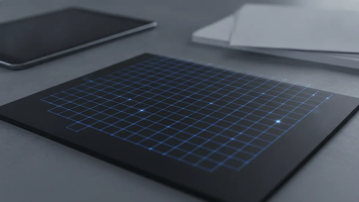Fixed document pages and a cell-like grid concept for PDF to Excel conversion.