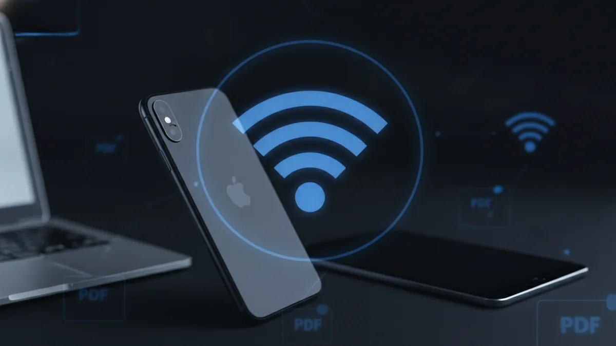 iPhone with a blurred internet context for conversion options