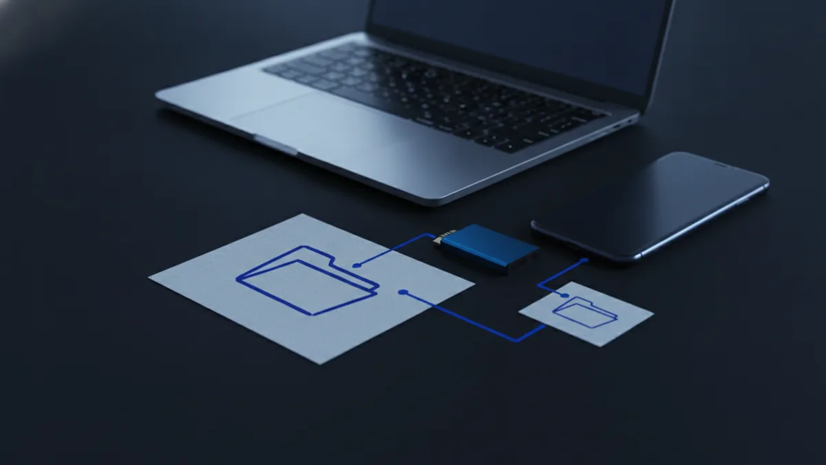 Easy sharing setup after converting scans into a PDF document