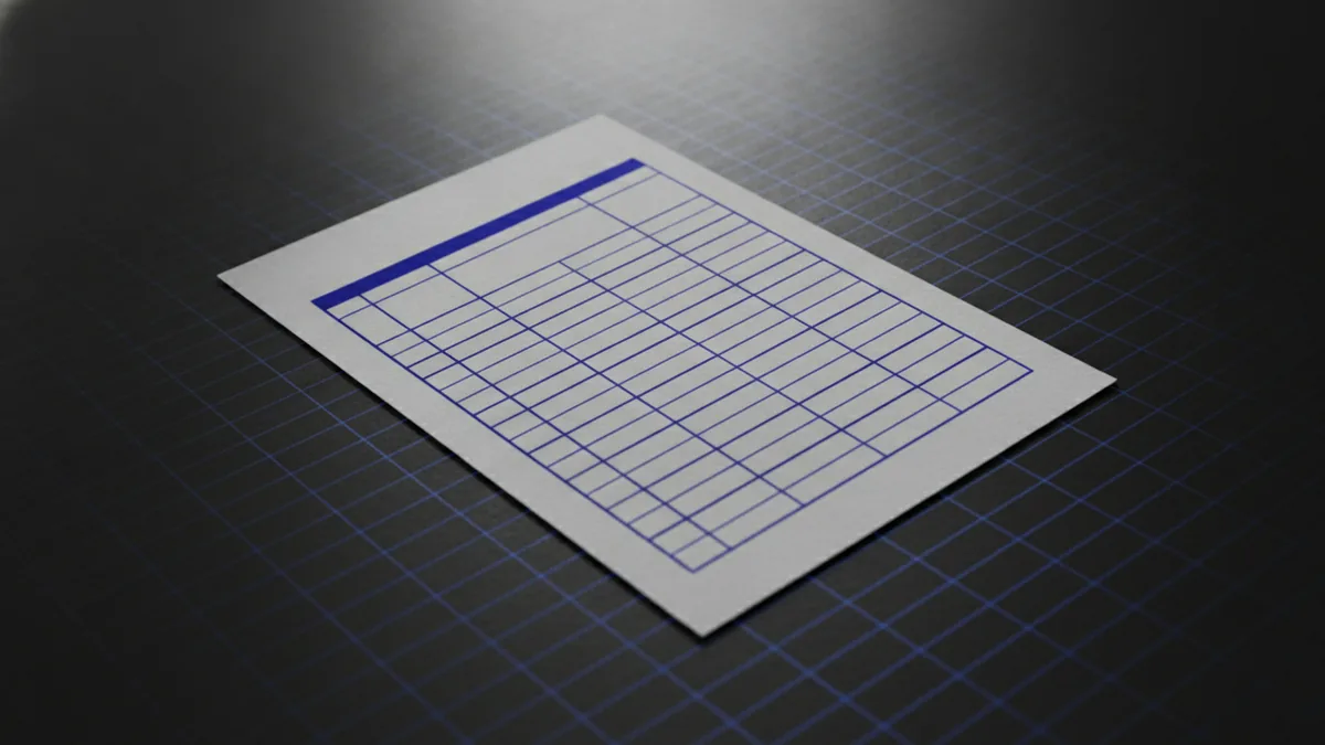 PDF layout versus Excel grid Documents and spreadsheet grid elements illustrating PDF to XLS conversion.