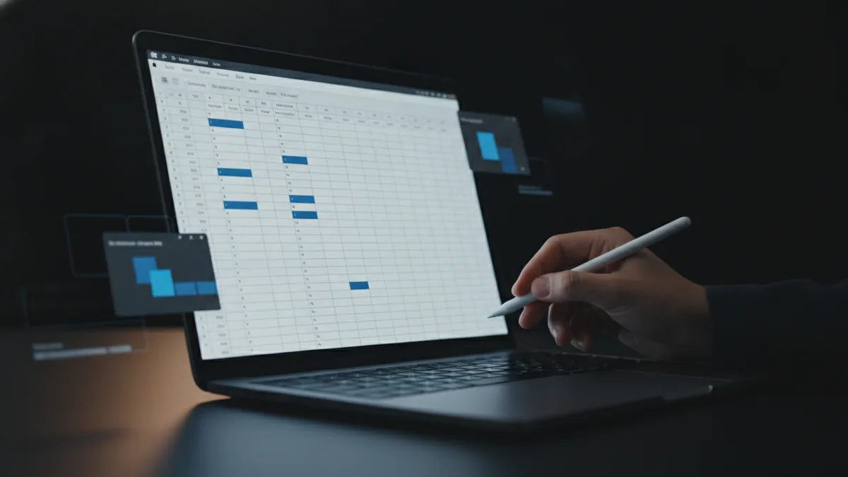 Easier data manipulation in Excel Spreadsheet rows and columns ready for sorting and analysis in Excel.