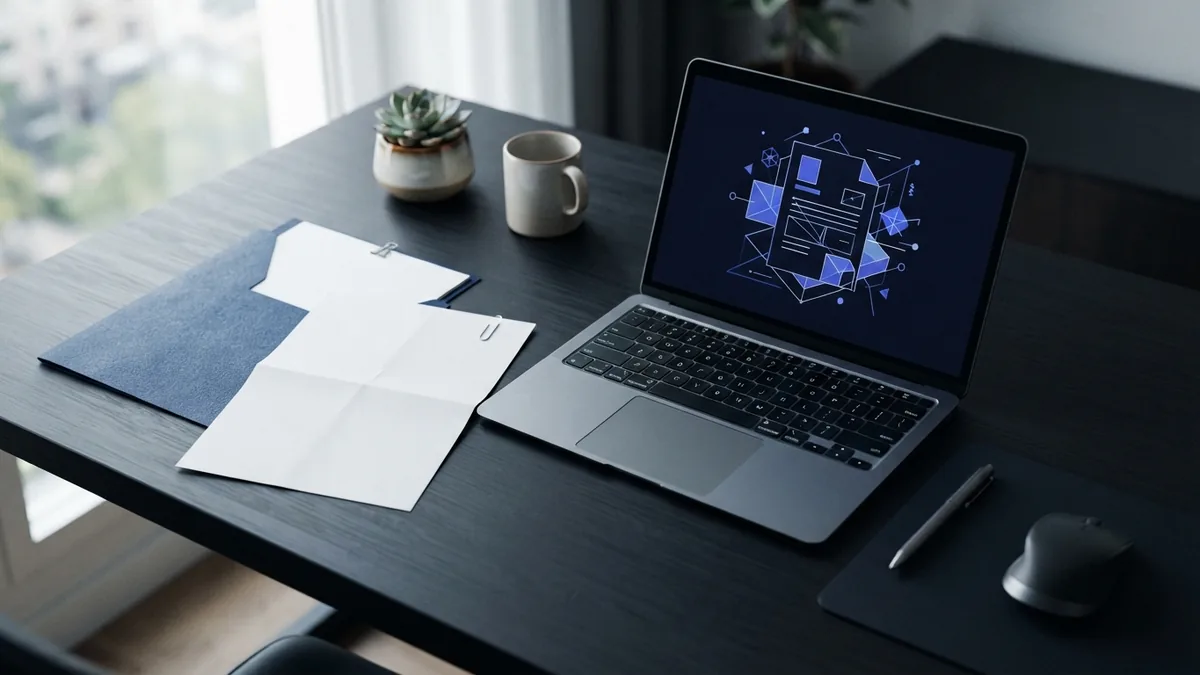 Resume layout preserved in PDF Desktop workspace with a resume document and saved PDF file