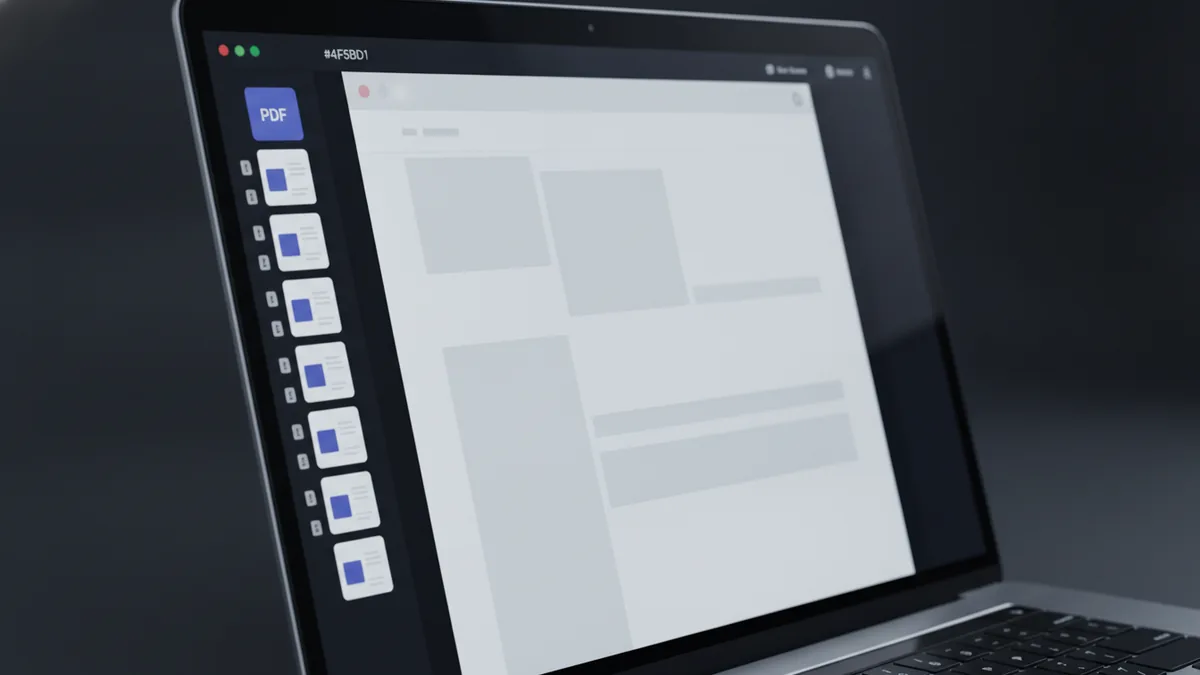 Start a new PDF Creating a new document and preparing to export as a PDF in Preview