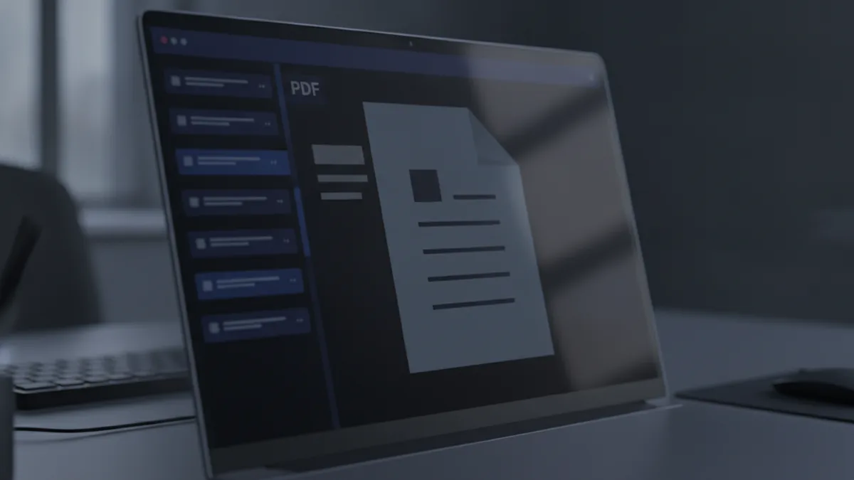 Illustration of managing PDF annotations in Adobe Acrobat comments panel