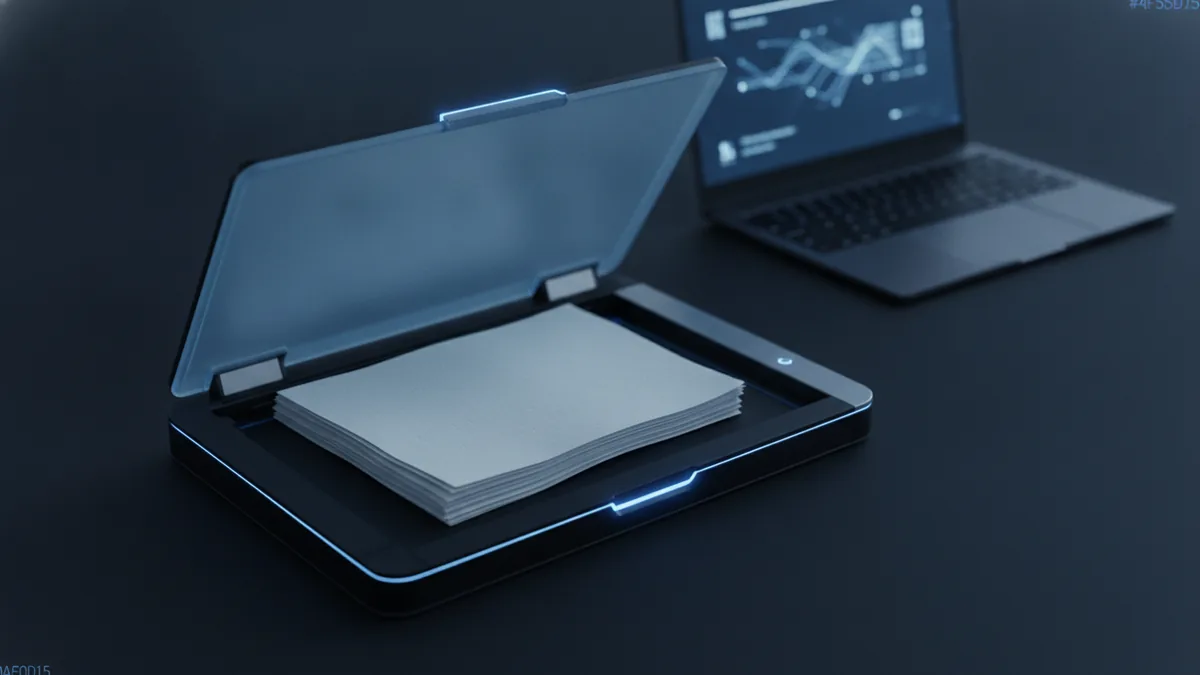 OCR to fix scanned text Scanner and scanned pages ready for OCR cleanup