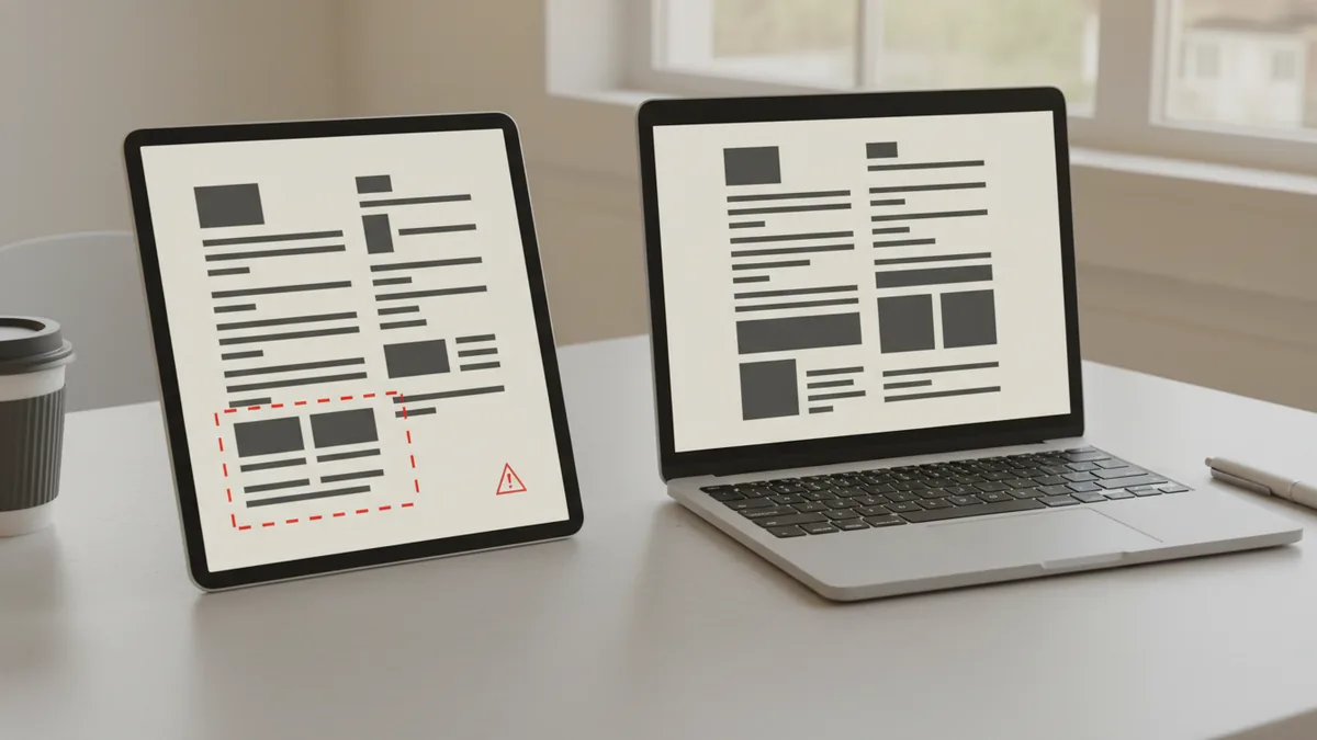 Formatting drift is the main risk Avoid layout drift when updating a PDF resume