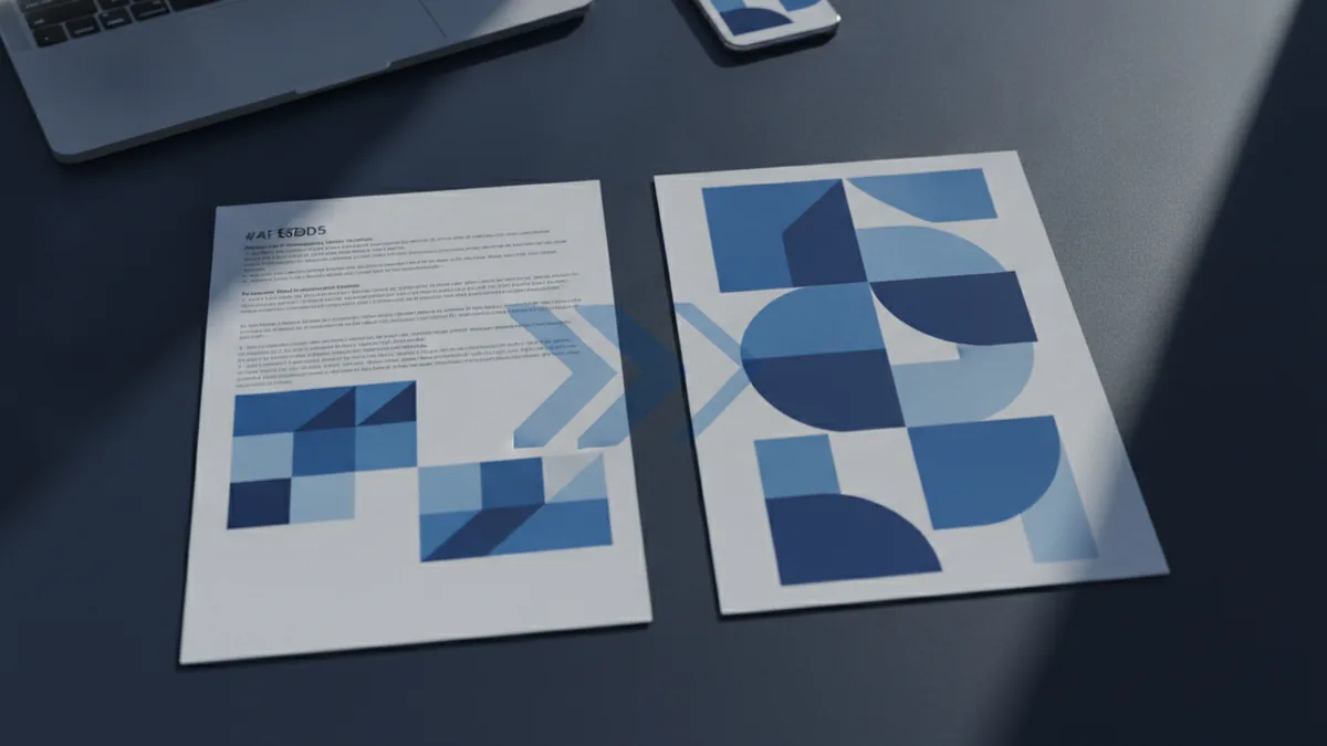 Know what you’re editing Documents on a desk illustrating scanned versus editable PDF text