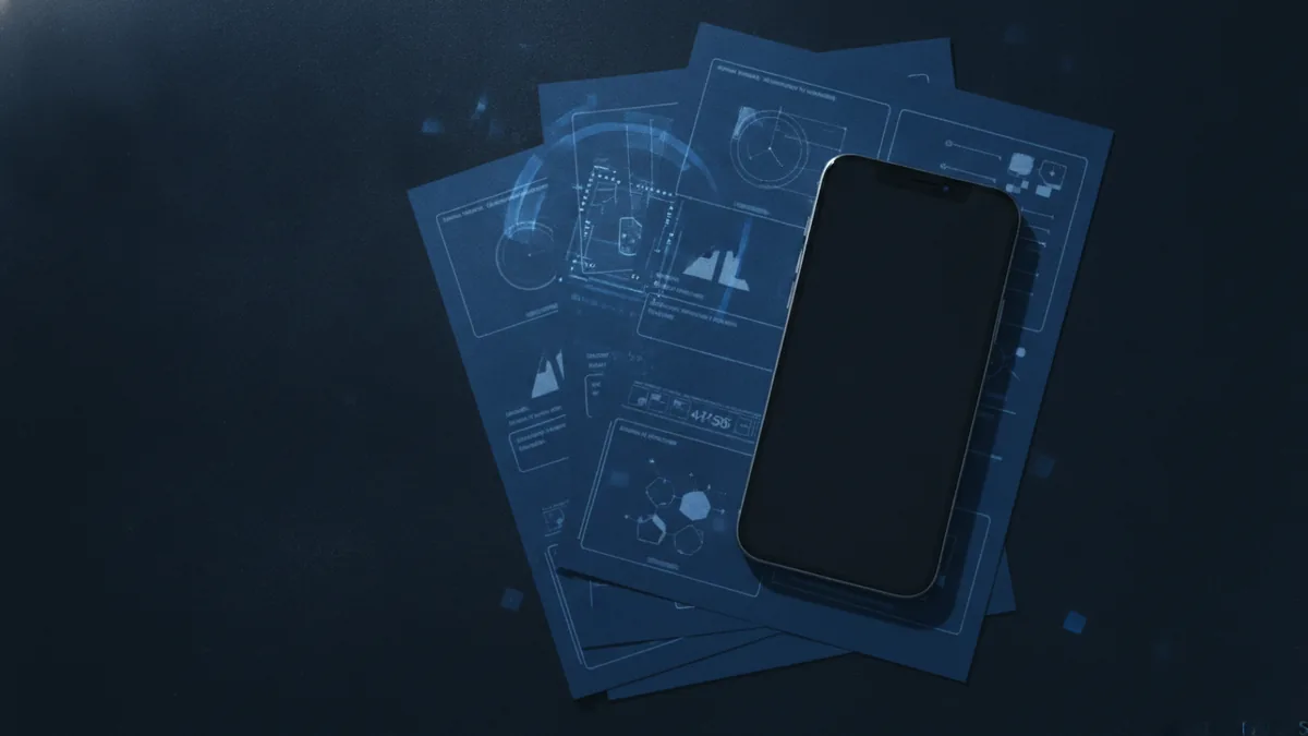 Phone and paper documents representing PDF editing needs