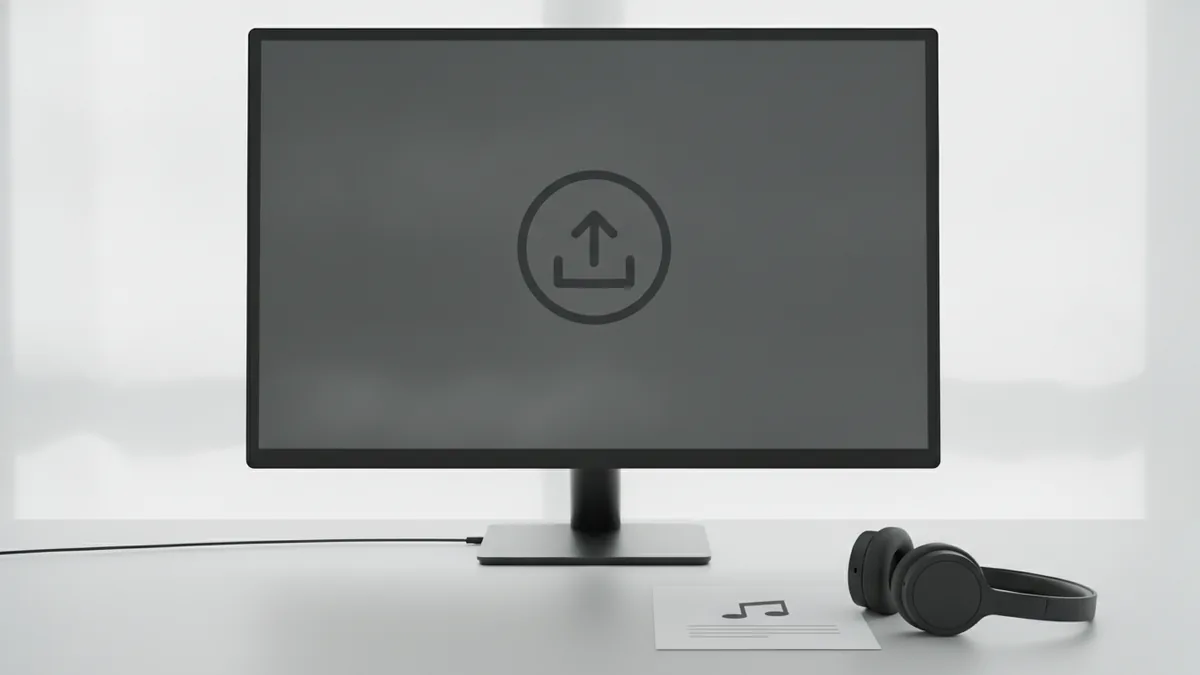 Desk workflow for uploading a PDF and starting a read-aloud session