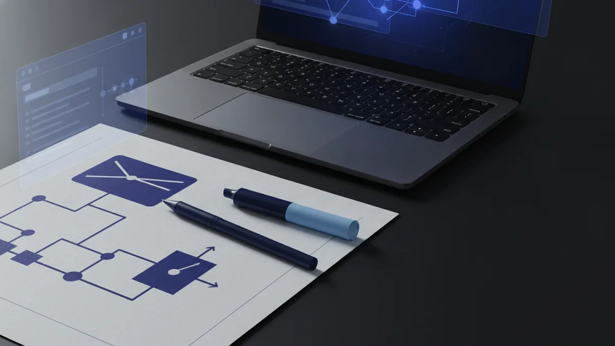 Pen and highlighter next to documents for reliable PDF output