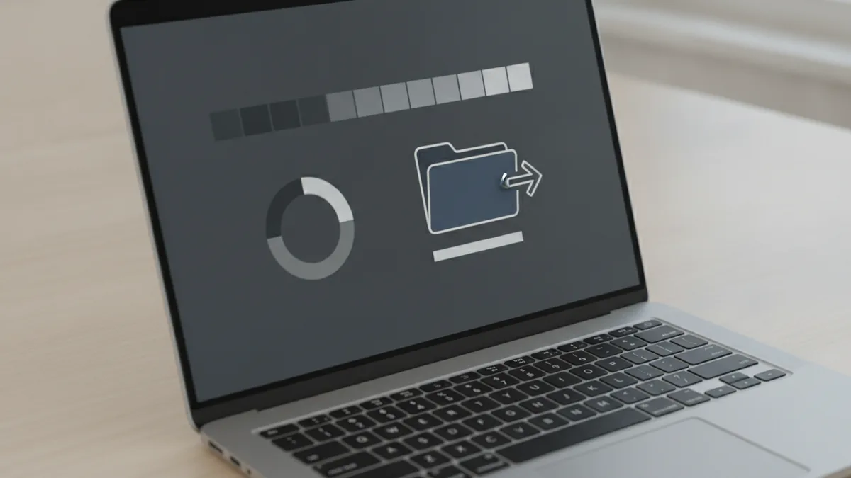 Reviewing and saving a merged PDF with a backup folder ready