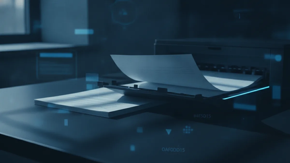 Preparing paper for manual duplex printing Paper stack and printer tray arranged for manual two-sided document printing