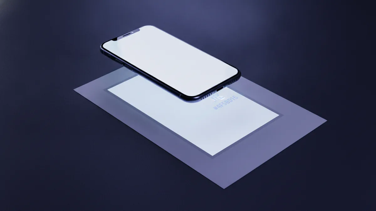 Capture a PDF page iPhone displaying a clean document page during a screenshot capture