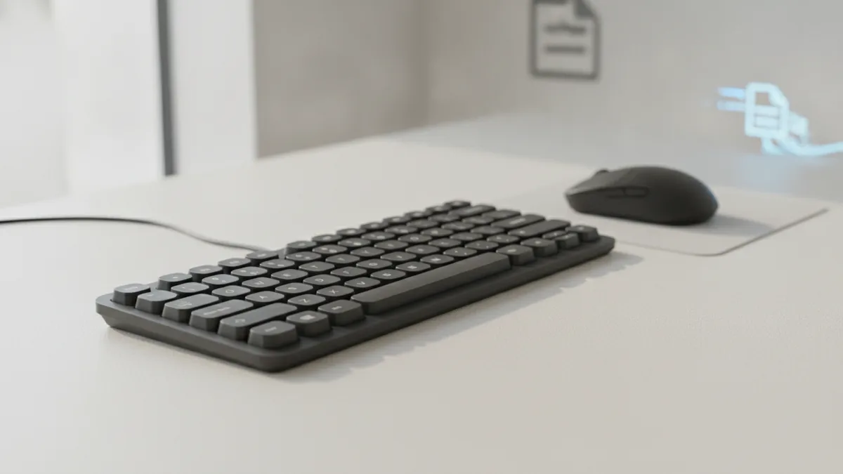 Use File > Save As Keyboard and mouse ready for file export steps