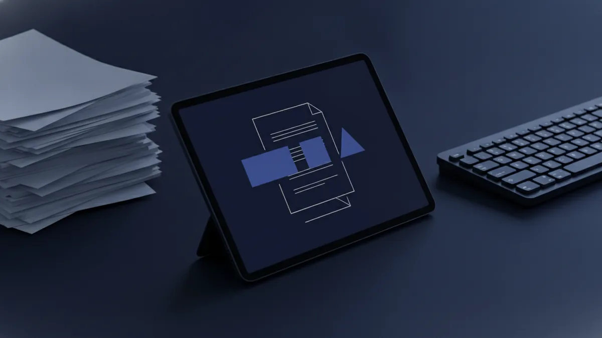 Building fields in a PDF Desktop PDF editing setup with form fields aligned across a document