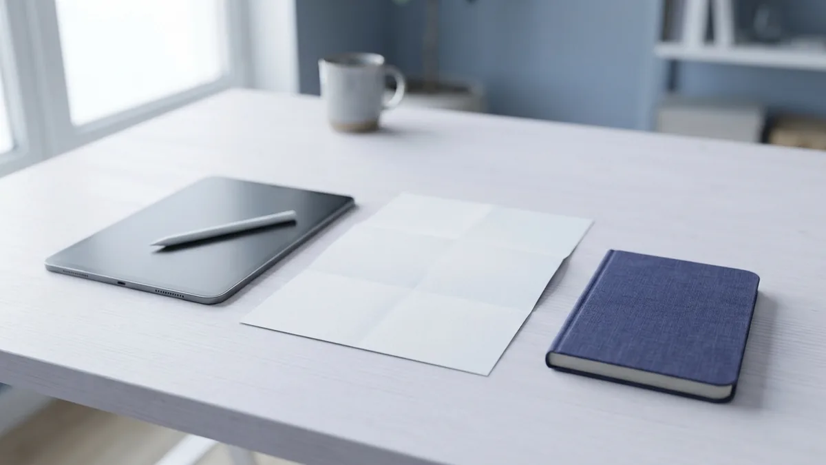 The King Bulan narrative A tablet and blank papers arranged for reading the Khazar story of King Bulan