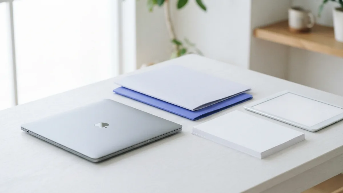 Keeping both report formats Folders and blank documents kept together for safe XBRL and PDF record storage